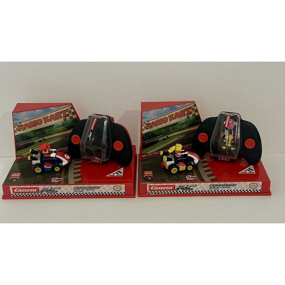 Carrera RC Mario RC Kart And Princess Peach Collectible Remote Control Toy Car